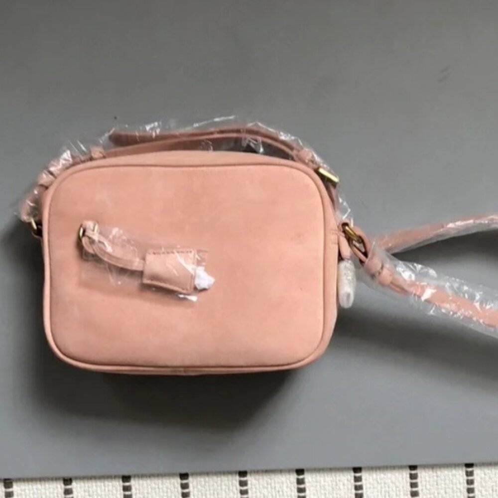 J.Crew suede handbag